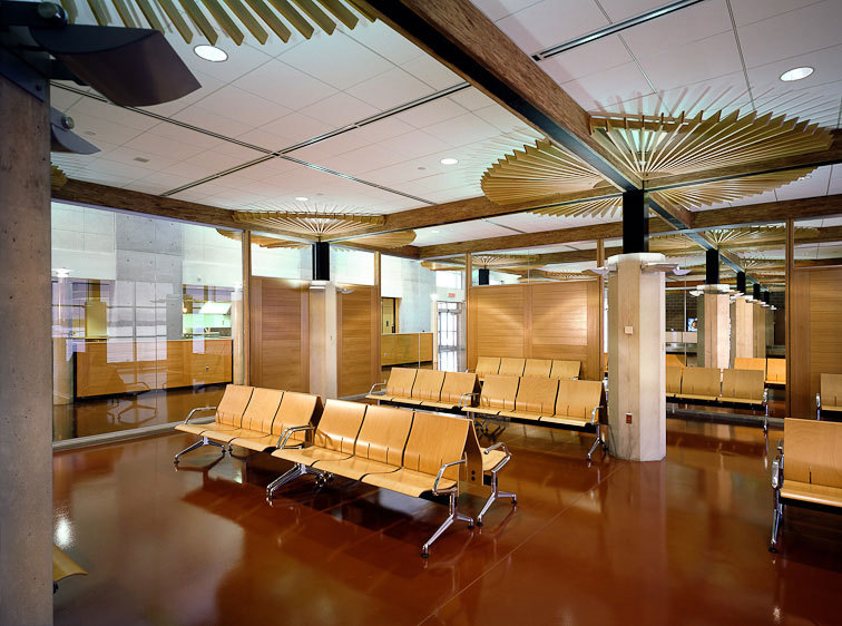 north bay jack garland airport expansion - terminal interior